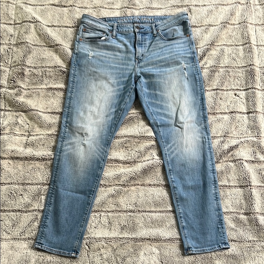 American Eagle Outfitters Blue Skinny Jeans
